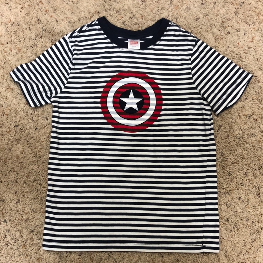 Hanna Andersson boys Captain America shirt 10
